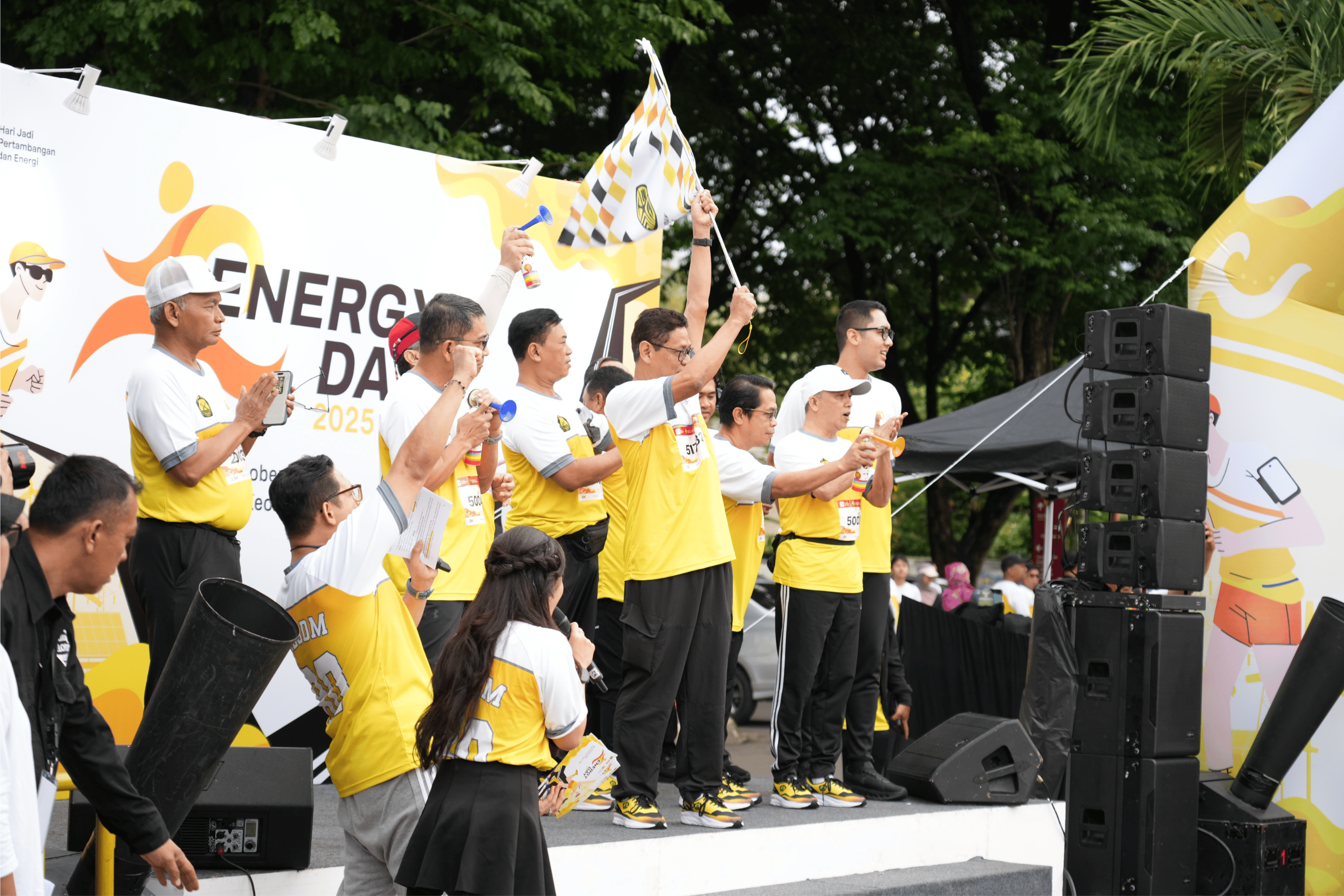 Wakil Menteri ESDM membuka acara Energy day : Fun run & Fun Walk